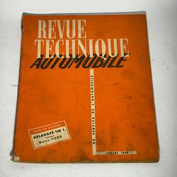 Revue Technique Automobile - Juilet 1952 - Photo zoomée