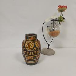 Ancien vase céramique signé SAFI MAROC 16 cm  - Photo 1