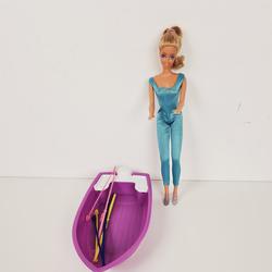 Barbie - poupée Barbie blond avec barque de pêche - Mattel - 1976 - Photo 1