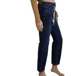  Pantalon jean droit poches à l'avant, - ZinaBo - 38 - Photo 1