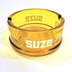 Cendrier publicitaire vintage en verre ambré - Suze - Photo 0