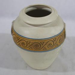 vase en céramique peint à la main, marqué 403 - Photo zoomée