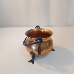 Mini chaudron en cuivre vintage - Photo 1
