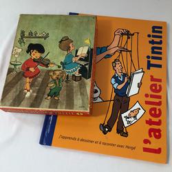 BD L'atelier Tintin + Puzzle "Wooden-Jig-Saw - Photo 0