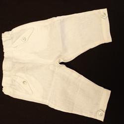 Pantalon blanc en lin layette - Tartine et Chocolat - 6mois - Photo 0