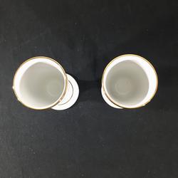 2 mazagrans en porcelaine - porcelaines de couleuvre  - Photo 1
