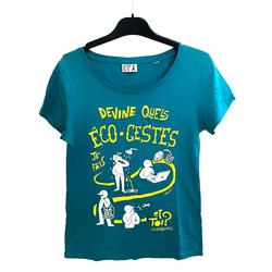 T-shirt femme éco-gestes en coton bio - XL - Photo 0