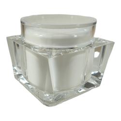 Pot en verre carré pour crème cosmétique - Photo 0
