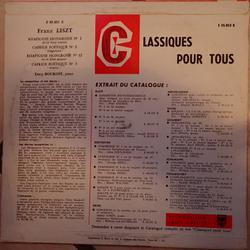 Liszt – Yuri Boukoff – Rapsodies Hongroises N° 2 Et N° 12 - Caprices Poétiques N° 2 Leggerezza N° 3 Sospiro - vinyle - G - Photo 1