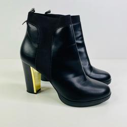 Texto Boots à talon pour femme - T 41 - Noir  - Photo 0