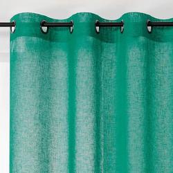 Lot de 2 rideaux tamisant, Kaolin vert l.150 x H.240 cm - Photo 1