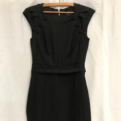 robe droite noire sans manches classique élégant CAROLL T36 - Photo 0