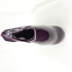 Panier/Vase original en céramique violette - Photo 1