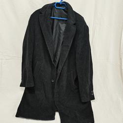 Manteau doublé 1 poche intérieure, 2 poches extérieures. Coupe droite longue - Enrico Mori - Taille 40 - Photo zoomée