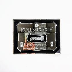 Miroir publicitaire - Rolls-Royce  - Photo 0