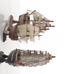 Lot de 3 maquettes de Navires en bois - Photo 1