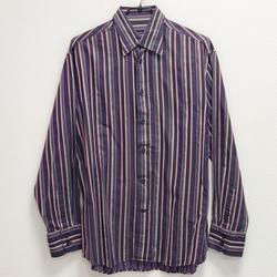Chemise violette rayée "Burton" - T5 - Homme - Photo 0
