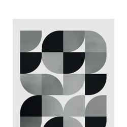 Affiche Danish Abstract, gris l.30 x H.40 cm - Photo 0
