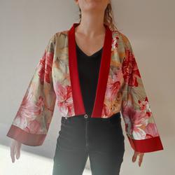 Kimono Saint-Valentin "Les Surcyclés du Léopard" - M/L - Femme  - Photo 0