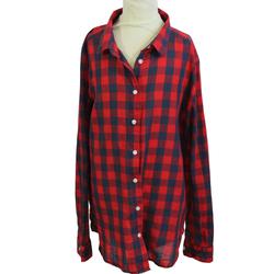Chemise à carreaux rouge et bleu-H&M- 12/13 ans - Photo 0