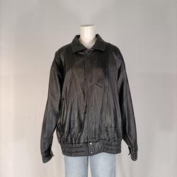 Blouson cuir noir - Galerie Birkemeyer - 54 - Photo 1
