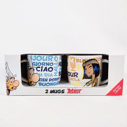2 tasses/mugs - Astérix, Idéfix, Cléopâtre, Jules César - Photo 0