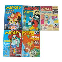 Lot de 5 " Le journal de Mickey" années 90 - Photo 0