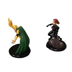 Lot de 2 figurines "Veuve noire et Loki" - Marvel  - Photo 1