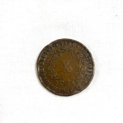 Ancienne pièce de monnaie X - Portugalle et Algarbiorum Regina 1844 - Maria II de gracia  - Photo 1