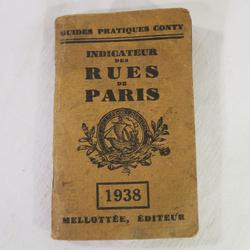 "Indicateur des rues de Paris 1938" - Photo 0