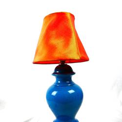 Lampe de bureau en Céramique vernie turquoise - Photo 0
