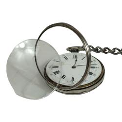 Ancienne montre à gousset à cylindre et 8 rubis - poinçon de maître orfèvre - verre à rénover - fin 19ième - Photo 1