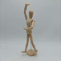 Célèbre mannequin articulé en bois  - Photo 0