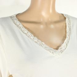 Tee Shirt Femme Blanc Cassé JACQUELINE RIU Taille 4 - Photo 0