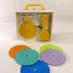 Tourne-disque vintage Fisher-Price pour enfant avec ses disques  - Photo 0