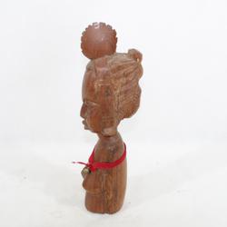 Ancien buste de femme africaines en bois  - Photo 1