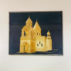 Tableau sur toile d'une église - Photo 1