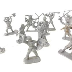 lot de figurines de chevaliers en plastique - Moyen-Age  - Photo 1