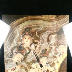 Tableau avec affiche illustration "indienne bouddha" - Photo 1