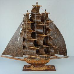 Maquette bateau en bois  - Photo 0