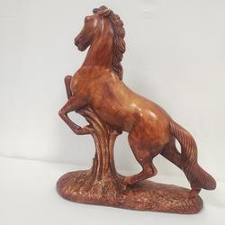 Statue de cheval en poly résine - Photo 1