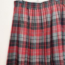 Jupe écossaise plissée "Damart" - 48 - Femme - Photo 1