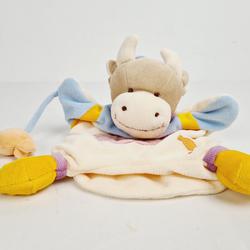 Doudou marionnette vache - 20 cm - Photo 0