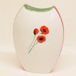 Vase en porcelaine décor coquelicots Limoges MPS  - Photo 0