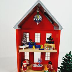 Playmobil univers Noël - Maison 40 x 23 x 12 cm + traineau + figuriness et accessoires - Photo 0