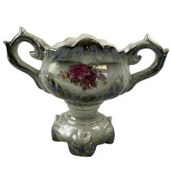 Pot en céramique émaillée bouquet floral - Photo 0