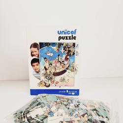 Puzzle - 208 pièces - Code 7700 - Unicef - 8 ans et plus. - Photo 1
