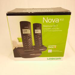 Double téléphone fixe LOGICOM NOVA 302 Compatible ADSL Box - Photo 1