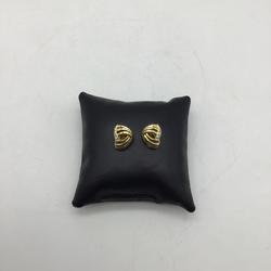 Boucles d'oreilles- à clips - métal doré  - Photo 0