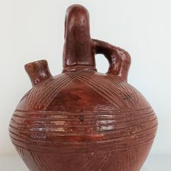 Cruche / Vase en terre cuite  - Photo 1